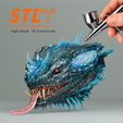 3.png Testa di drago Nidhogg - Set di bambole artistiche modulari (15 file STL)