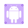 Android_Plate.STL Android Robot LED Nightlight/Lamp