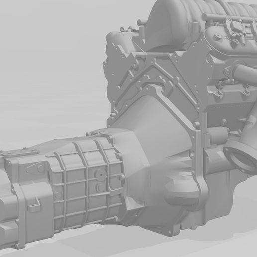 Archivo STL Motor V8 escala 1/10・Diseño imprimible en 3D para descargar ...