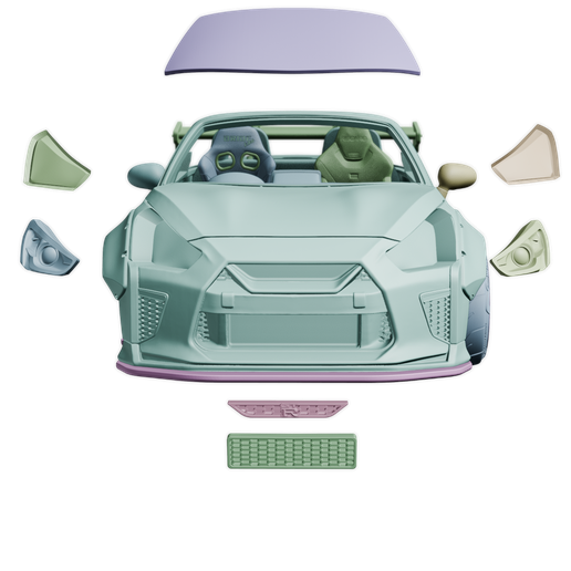 liberty-walk-GTR-Nissan-Copen-GR-cartoon-toon-model-3d-print-japan-tuning-LBWK-scale-hot-wheels-164.png Toyota Copen GR LBWK Gtr style facelift