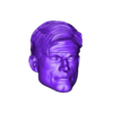 283. Zandar Head (Donman Art Peghole).obj Zandar fan art head 3D printable File For Action Figures
