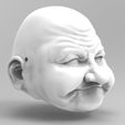 old_woman_4.jpg 3D Model of a kind grandma's head for 3D printing