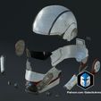 Bonesnapper-Helmet-Exploded.jpg Helldivers 2 Helmet - Bonesnapper - 3D Print Files