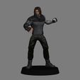 01.jpg Winter Soldier - Captain America Civil War LOW POLYGONS AND NEW EDITION