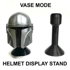 IMG_4521-copy.jpg Helmet Display Stand - Vase Mode Print