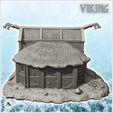 6.jpg Raised Viking attic with access stairs and thatched roof (1) - Alkemy Asgard Lord of the Rings War of the Rose Warcrow Saga