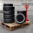 01.png Tire Shop Set with 5 products 3d printable in various scales