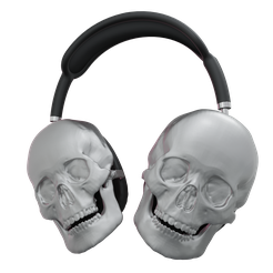4_1.png STL file Halloween Airpods Max Attachments・3D print object to download