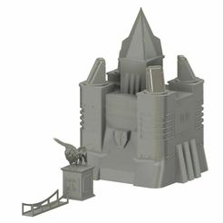 Castle-Voltron-01.jpg Fichier 3D Kit Voltron Castle Golion 5 Lion Robots・Modèle à télécharger et à imprimer en 3D
