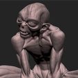 gollum 0007.jpg STL file Gollum - The Hobbit - The Lord of the Rings・3D printable model to download