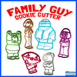 familyGuy-01.png FAMILY GUY - COOKIE CUTTER - GRIFFIN