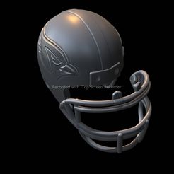 20221214_233024.jpg Файл 3D Футбольный шлем Кардиналов V2・3D-печать дизайна для загрузки