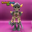 skeleton-knight.jpg FANTASTICRAFT3D - SKELETON KNIGHT FLEXI - Model for 3D printing