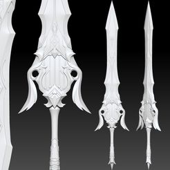 ZBrush-Document.jpg Song of broken pines | Eula signature sword for cosplay