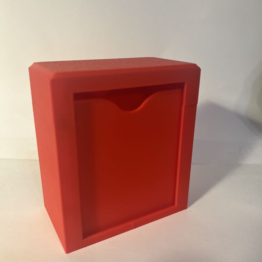 📦 Deck Box with Toploader Window (No Supports)・ STL File for 3D ...