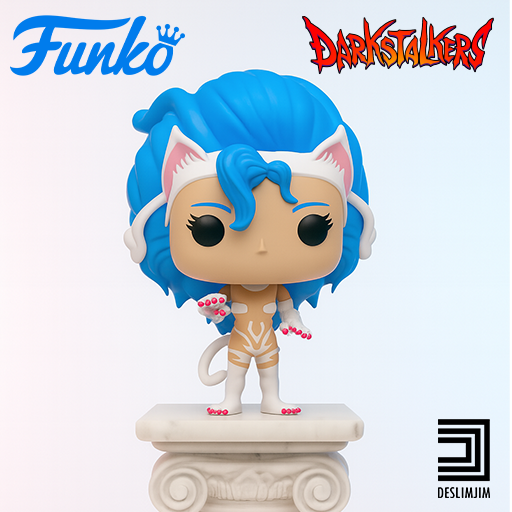 🐱 FELICIA DARKSTALKERS CAPCOM FUNKO POP TOYART・ 3D File for 3D
