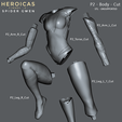 03.png HEROICAS - FIGURE 3 - Spider Gwen - 3D PRINT MODEL