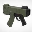 1.231.jpg Modified H&K MP5K from the movie Doom 3d print model