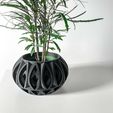 untitled-2381.jpg The Ando Planter Pot with Drainage Tray & Stand: Modern and Unique Home Decor for Plants and Succulents  | STL File
