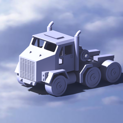 99-.png Free STL file truck(Modified by M1070)・Model to download and 3D print