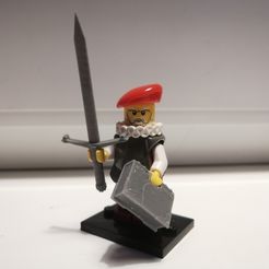 IMG_20190926_185845.jpg Free STL file Zweihander 2・3D printer model to download