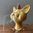 IMG_6937.jpg STL file ZEN CAT BACKFLOW INCENSE BURNER・3D printable model to download