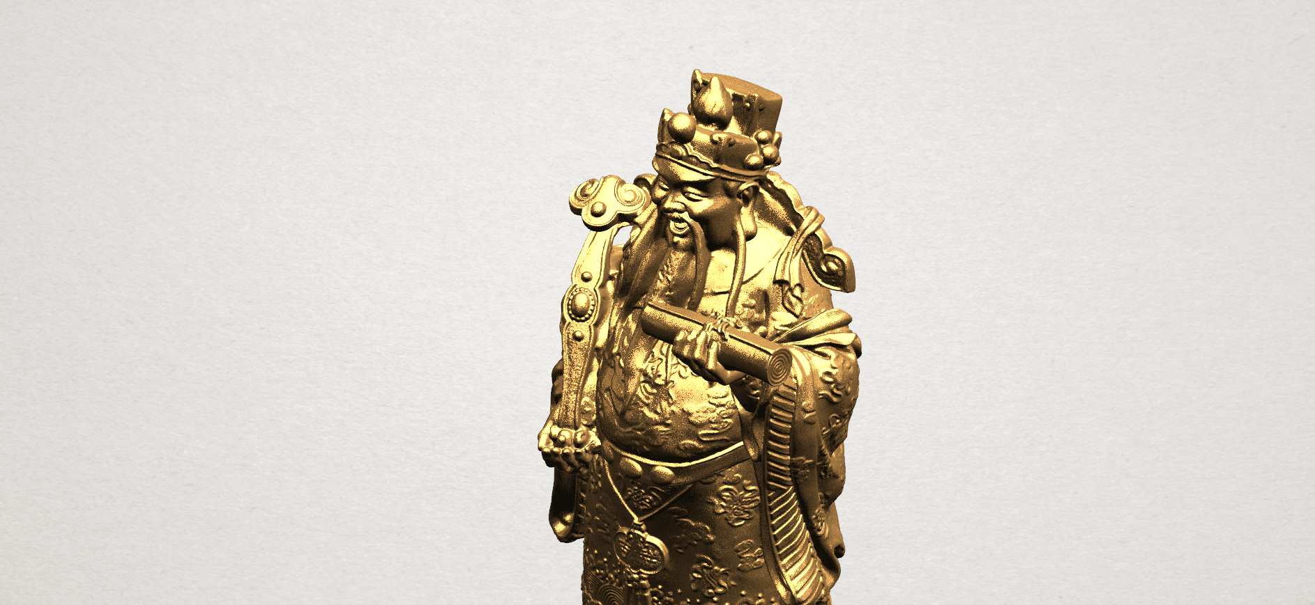 God of Treasure - B12.png Free file God of Treasure・3D print design to download, GeorgesNikkei