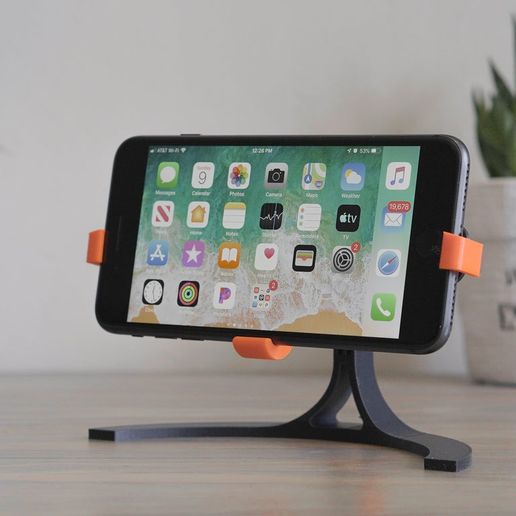 3439e5fa2b142630135f3aac1487961b_display_large.jpg Mechanical Quick Grab/Release Phone Stand