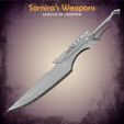11.jpg Samira Weapon From League of Legends - Fan Art 3D print model