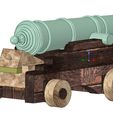 pusk23-13.jpg model of an old naval gun for 3D print and cnc