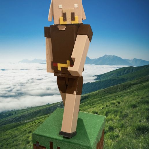 piglin1.jpeg Minecraft Piglin movable figurine