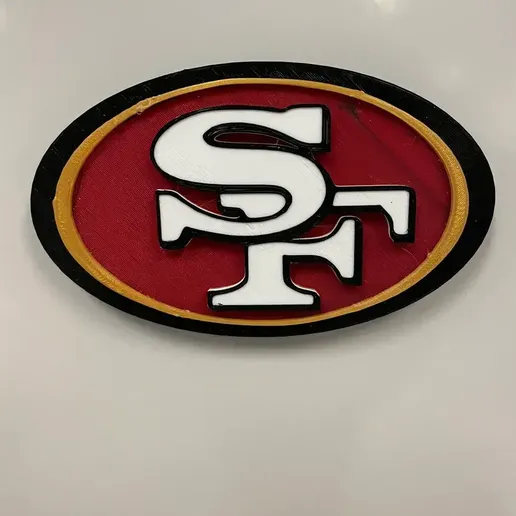 San Francisco 49ers Logo | 3D Printable STL