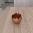 untitled3.png 3D Easter Egg Decor as 3D Stl File & Easter Gift, Easter Day, 3D Printing, Egg Holder, 3D Print File, Easter Digital, Easter Basket