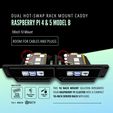 5.jpg 10-Zoll 1U Dual Hot-Swap Rack Mount Caddy für Raspberry Pi 4 & 5 Model B - 3D Printable STL & 3MF Files | Custom Design für Homelab Clusters