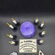 image9.jpeg Labubu Seance Witch Accessory Set - Ouija Board - Crystal Ball - Candles - Table