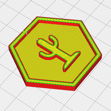 cactus-preview.png Коллекция шестиугольников Desert Meeple - 3D печатные игровые жетоны