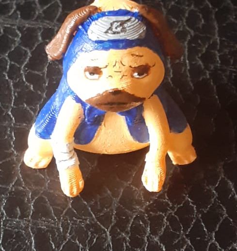 🗝️ Pakkun KEYCHAIN - Naruto・ OBJ File for ・Cults