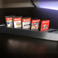Foto 11.11.19, 18 26 41.jpg Fichier STL NINTENDO SWITCH CARTRIDGE STAND CROSSWISE[MINIMALISTE]・Design à télécharger et à imprimer en 3D