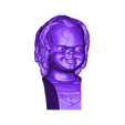 Chucky_Buste_repaired.obj Fichier OBJ gratuit Chucky Bust・Plan pour imprimante 3D à télécharger