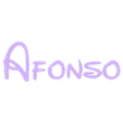 afonso.stl 50 Names with Disney letters