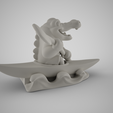 030445.png Rower Crocodile Trinket