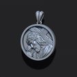 Screenshot-2021-07-27-142103.jpg Jesus with cross round pendant 3D print model