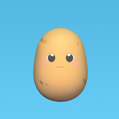 Cod237-Potato-1.png 3D file Potato・3D printer model to download