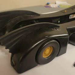 001.jpg Archivo OBJ 1992 Batmobile Batmissile - Batman Returns (Kenner) Ala Trasera Izquierda・Objeto imprimible en 3D para descargar