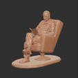 B945E46E-417C-4D15-8C54-6F9F59CAC3BB.jpeg Man In Working Clothes Sitting On Armchair While Reading A Book