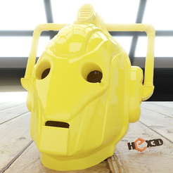 Capture d’écran 2016-12-13 à 16.49.29.png Free 3D file Cybermen Scale Helmet (High Res)・3D print object to download