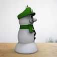 Luigi.2.jpg STL file Luigi Snowman・3D printer design to download