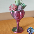 Foto-Con-LOGO2.png Skulls and Roses Chalice, print in place, no supports.