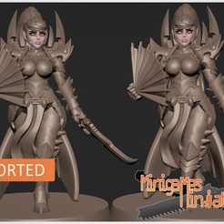 1.png Archivo STL Figuras anime duende arconte espacial・Plan imprimible en 3D para descargar