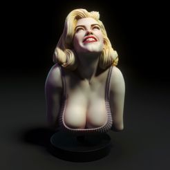 Bust-3-01.jpg Free 3D file Practice Bust 3・3D print model to download